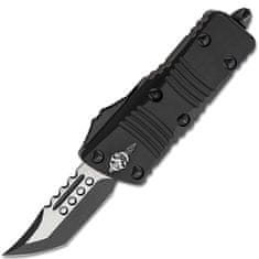 Microtech 819-1TS Mini Troodon Hellhound Black automatický nôž 5 cm, čierna, hliník