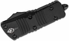 Microtech 819-1TS Mini Troodon Hellhound Black automatický nôž 5 cm, čierna, hliník