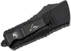 Microtech 819-1TS Mini Troodon Hellhound Black automatický nôž 5 cm, čierna, hliník