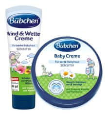 Bübchen BÜBCHEN Sada krémov Baby 150 ml+ Baby krém zlé počasie 75 ml