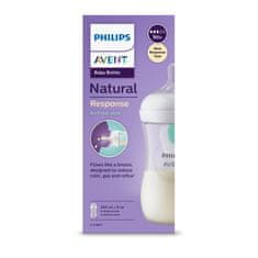 Philips Avent Fľaša Natural Response s ventilom AirFree 260 ml, 1m+