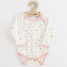 NEW BABY Dojčenské body Classic II medvedík ružový 80 (9-12m) Ružová