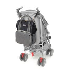 BABY ONO Štýlová taška na kočík BASIC OSLO STYLE sivá