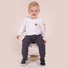 NICOL Dojčenské bavlnené tričko Miki 68 (4-6m) Biela