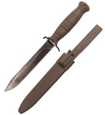 Foxter  2762 Taktický vojenský nôž 29 cm hnedý