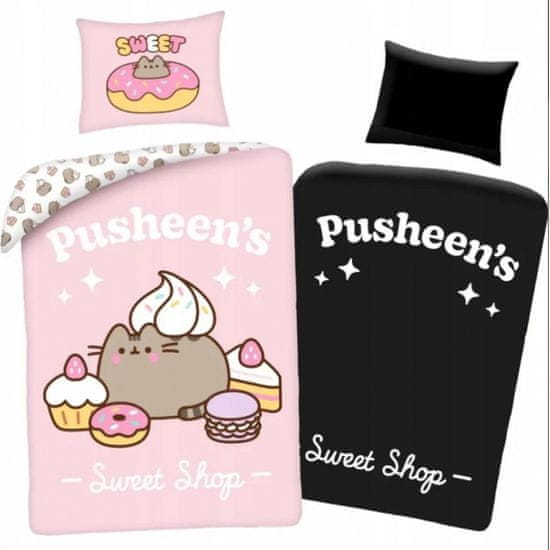 Halantex Svietiace bavlnené obliečky PUSHEEN, 140/200+70/90, PUS2763GL