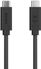 SONY  Dátový kábel UCB-24 Sony USB-C/USB-C 1 m čierny (Bulk)