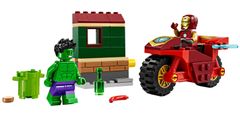 LEGO Marvel 76287 Iron Man s motorkou a Hulk