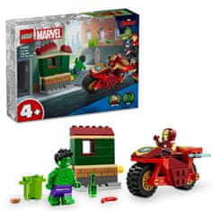 LEGO Marvel 76287 Iron Man s motorkou a Hulk