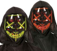Guirca Karnevalová maska Purge (Očista) LED 2druhy PVC