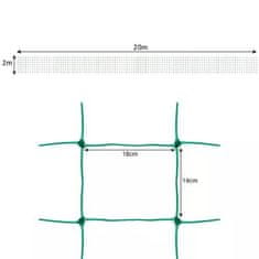 Gardlov Sieť na popínavé rastliny 2 x 20 m