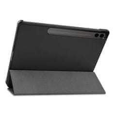 Neogo Smart Cover puzdro na Samsung Galaxy Tab S9 FE Plus / S9 Plus 12.4'' 2023, čierne