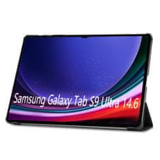 Neogo Smart Cover puzdro na Samsung Galaxy Tab S9 Ultra 14.6'' 2023, čierne