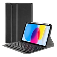 Neogo Smart Cover Keyboard puzdro na iPad 10gen 2022 10.9'', čierne