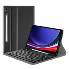 Neogo Smart Cover Keyboard puzdro na Samsung Galaxy Tab S9 Plus 12.4'' 2023, čierne