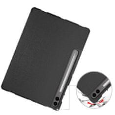 Neogo Smart Cover Pen puzdro na Samsung Galaxy Tab S9 FE Plus 12.4'' 2023, čierne