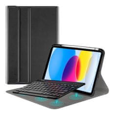 Neogo Smart Cover Keyboard puzdro na iPad 10gen 2022 10.9'', čierne