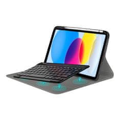 Neogo Smart Cover Keyboard puzdro na iPad 10gen 2022 10.9'', čierne