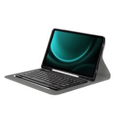 Neogo Smart Cover Keyboard puzdro na Samsung Galaxy Tab S9 FE Plus 12.4'' 2023, čierne