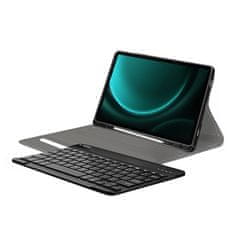 Neogo Smart Cover Keyboard puzdro na Samsung Galaxy Tab S9 FE Plus 12.4'' 2023, čierne