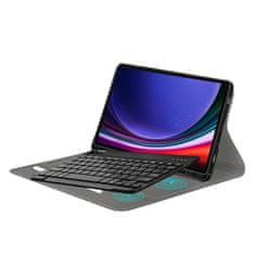 Neogo Smart Cover Keyboard puzdro na Samsung Galaxy Tab S9 Plus 12.4'' 2023, čierne