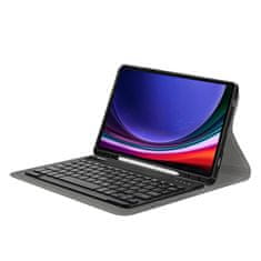 Neogo Smart Cover Keyboard puzdro na Samsung Galaxy Tab S9 Plus 12.4'' 2023, čierne