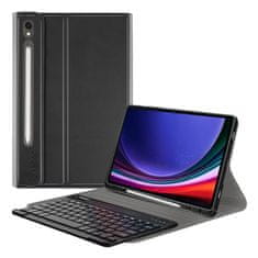 Neogo Smart Cover Keyboard puzdro na Samsung Galaxy Tab S9 11'' 2023, čierne