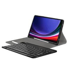 Neogo Smart Cover Keyboard puzdro na Samsung Galaxy Tab S9 Plus 12.4'' 2023, čierne