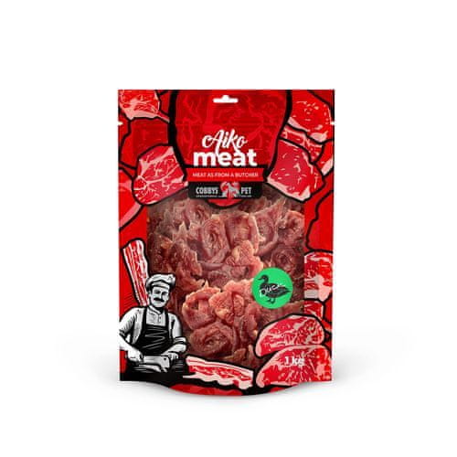 COBBYS PET AIKO Meat mäkké kačacie krúžky 1kg