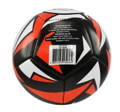 Sportteam Futbalová lopta miniball SPORTTEAM, čierno-červený