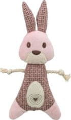 Trixie Rabbit - králík, 24 cm, hračka bez zvuku, látka/plyš, růžová