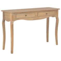 Petromila vidaXL Konzolový stolík s 2 zásuvkami 110x35x76 cm, kompozitné drevo