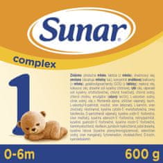 Sunar Complex 1 počiatočné dojčenské mlieko 600 g