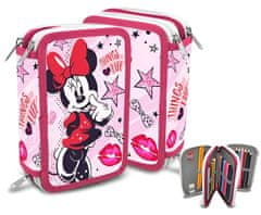 EXCELLENT Trojposchodový školský peračník Disney/Minnie pink - vybavený