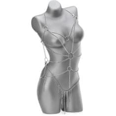 XSARA Vyzývající erotické prádlo z řetízků - ozdoba ženského těla - 78172850