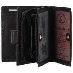 Delami Dámska kožená peňaženka DELAMI, Crossroad čierna