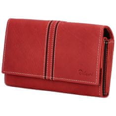 Delami Dámska kožená peňaženka Delami Carla, červená