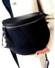 Camerazar Dámska ekologická taška cez rameno, čierna, 23x18x9 cm