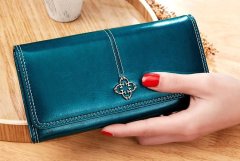 Camerazar Veľká elegantná dámska peňaženka, modrá ekokoža, 19,5x10x4 cm