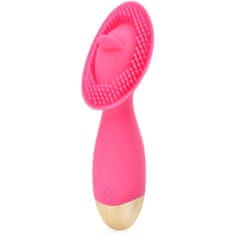 XSARA Stimulátor klitorisu, turbo stimulační výčnělky a masážní jazýček, masturbátor pro ženy - 72503719