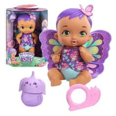 Mattel My Baby Garden motýľ bábika pre deti pije príslušenstvo na močenie ZA5431