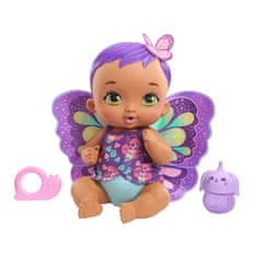 Mattel My Baby Garden motýľ bábika pre deti pije príslušenstvo na močenie ZA5431