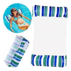 JOKOMISIADA Nafukovací zelený matrac na plávanie Hojdacia sieť na vodu do bazéna a na pláž SP0759