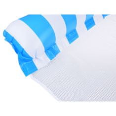 JOKOMISIADA Nafukovací modrý matrac na plávanie Hojdacia sieť na vodu do bazéna a na pláž SP0758