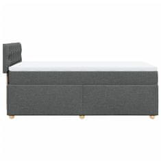 Petromila vidaXL Boxspring posteľ s matracom tmavosivá 90x190 cm látka