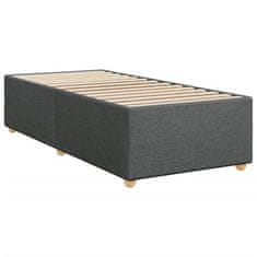 Petromila vidaXL Boxspring posteľ s matracom tmavosivá 100x200 cm látka