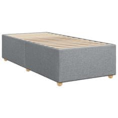 Petromila vidaXL Boxspring posteľ s matracom bledosivý 100x200 cm látka