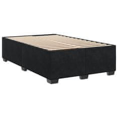 Petromila vidaXL Boxspring posteľ s matracom čierna 120x190 cm zamat