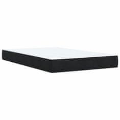 Petromila vidaXL Boxspring posteľ s matracom čierna 120x190 cm zamat