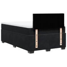 Petromila vidaXL Boxspring posteľ s matracom čierna 120x190 cm zamat